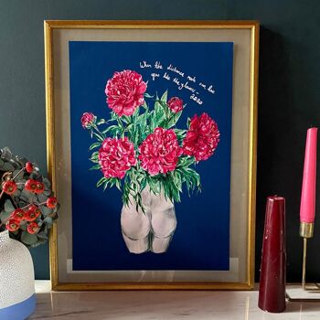 Pivoines dans Bum Vase Winter Edition Giclée Print 4