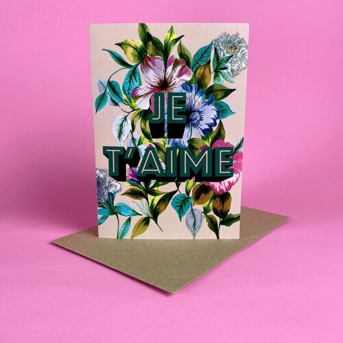 Je T'aime Card