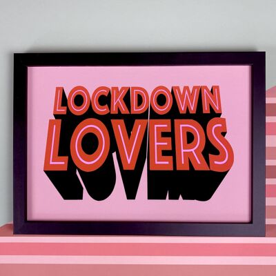 Lockdown-Liebhaber Giclée-Druck