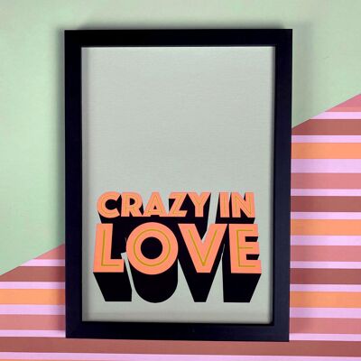 Crazy In Love Print Impression Giclée