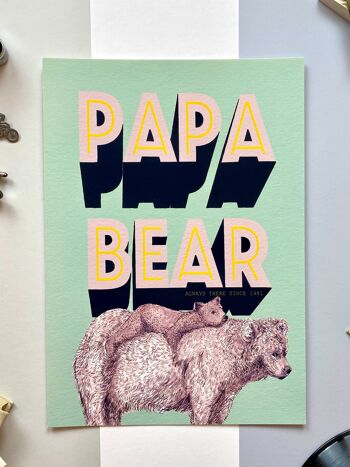 Papa Ours Giclée Print 2