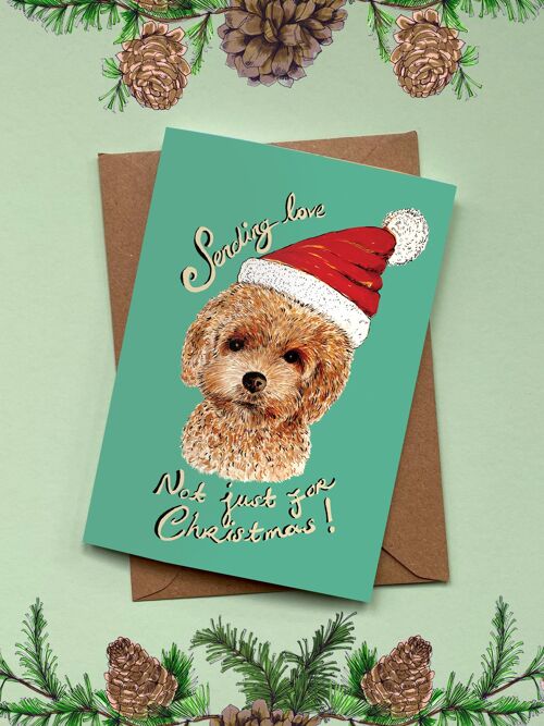 Christmas Coco Dog Card