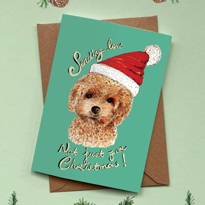 Christmas Coco Dog Card