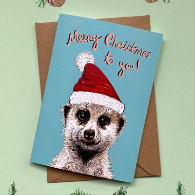 Meery Christmas To You Christmas Card