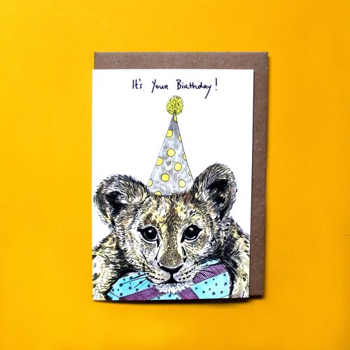 Party Lion Card