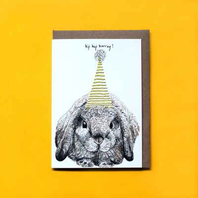 Party Bunny Card