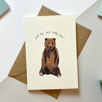 Eres la mejor tarjeta de papá oso