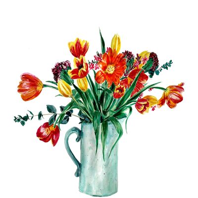 Tulipani per farti sorridere Stampa giclée