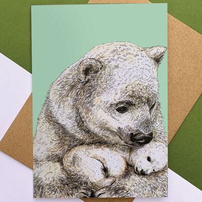 Polar Bear On Mint