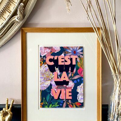 C'est La Vie Giclée-Druck