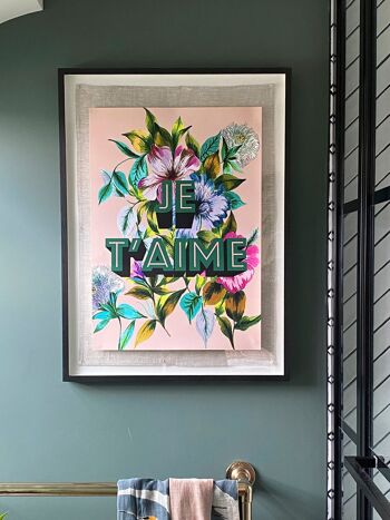 Je t'aime Giclée Print 1