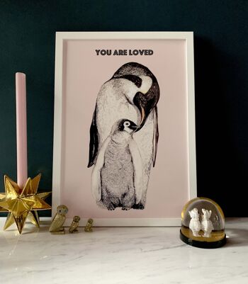 Pingouin Love Giclée Print 2