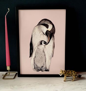 Pingouin Love Giclée Print 4