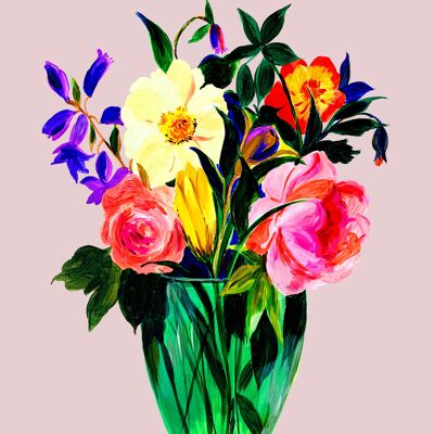 Flowers Every Day Giclée Print