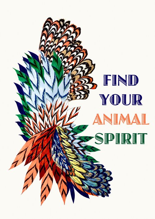 Find Your Animal Spirit Giclée Print