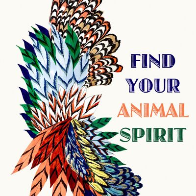 Encuentra tu espíritu animal Giclée Print
