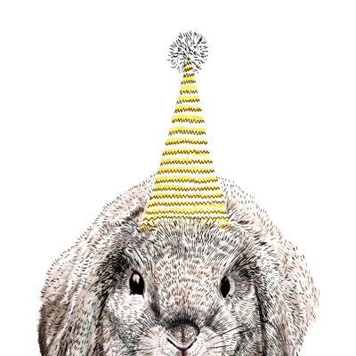 Party Bunny Giclée-Druck
