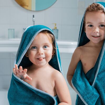 Capa de baño infantil en rizo de bambú