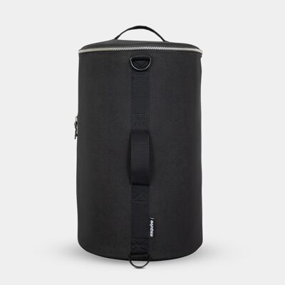 Large capacity urban backpack that can be turned into a travel bag