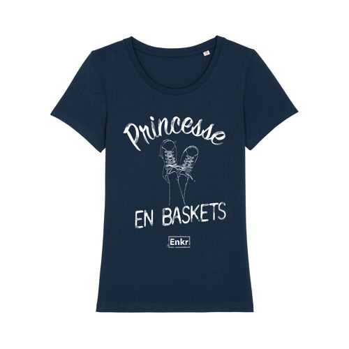 Tshirt navy princesse en baskets