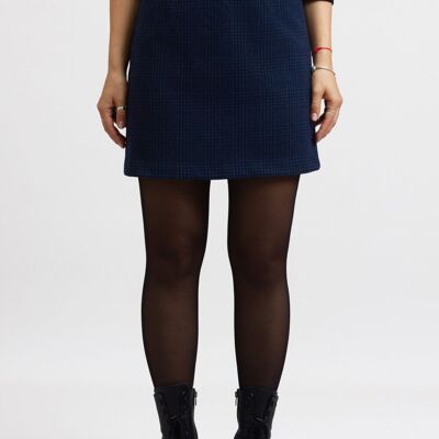 Skirt plaid navy