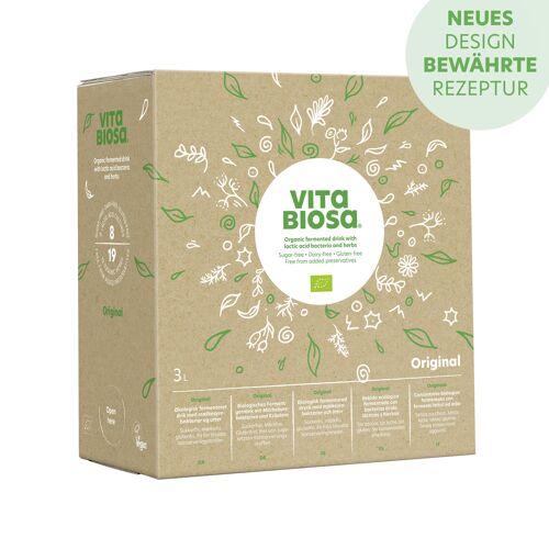 Vita Biosa Original 3L Bag-in-Box, bio