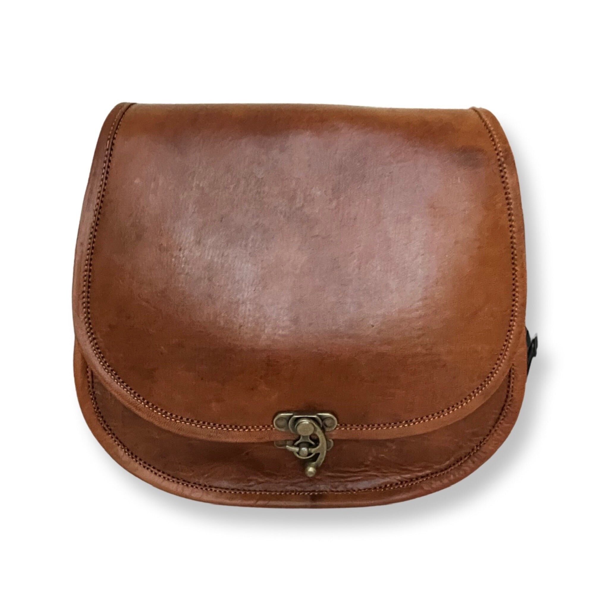 Genuine leather shop sac bandouliere