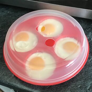 Pocheuse à 4 œufs pour micro-ondes 2