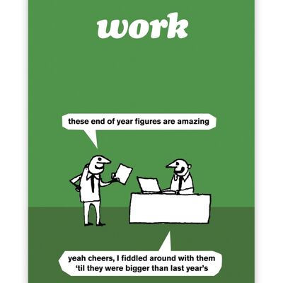 Funny Amazing Figures Poster by Modern Toss