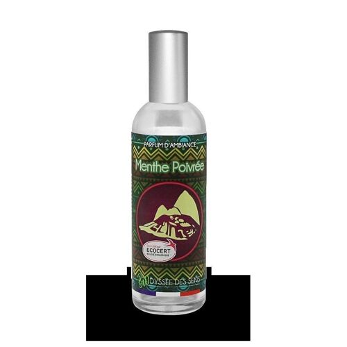 BIO - Parfum d’ambiance aux huiles essentielles BIO - Machu Picchu menthe poivrée 100 ml