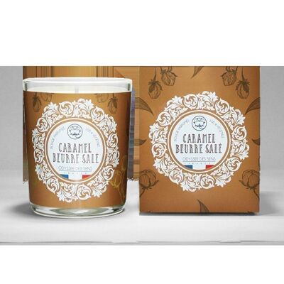 Cotton wick - Salted butter caramel candle 180 gr