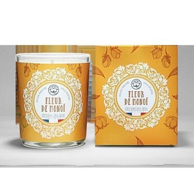 Cotton wick - Monoï flower candle 180 gr