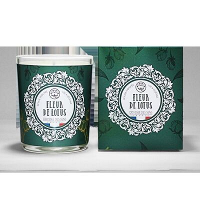 Cotton wick - Lotus flower candle 180 gr