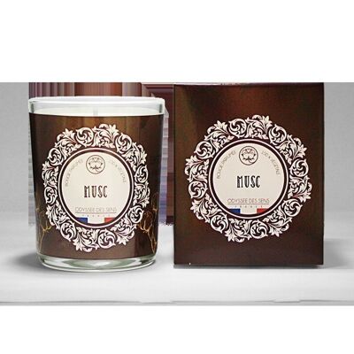 Cotton wick - Musk candle 180 gr