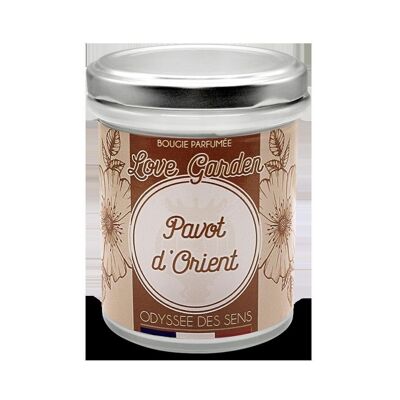 LOVE GARDEN - Bougie pavot d’Orient 150 gr