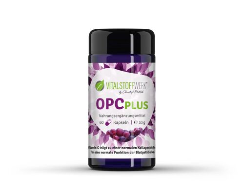 Vitalstoffwerk Nahrungsergänzungsmittel OPC Plus, 60 Kapseln