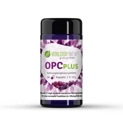 Vitalstoffwerk dietary supplement OPC Plus, 60 capsules