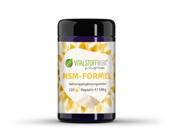 Complément alimentaire Vitalstoffwerk formule MSM, 220 gélules 1