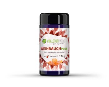 Complément alimentaire Vitalstoffwerk Frankincense Plus, 60 gélules 1