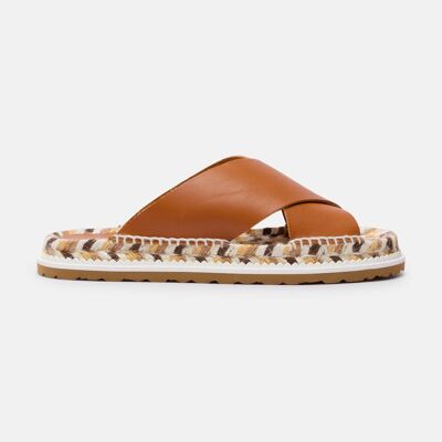 ESPADRILLE BIO FLAT LEATHER 2.1614.19.16_85 SHOES SPAIN