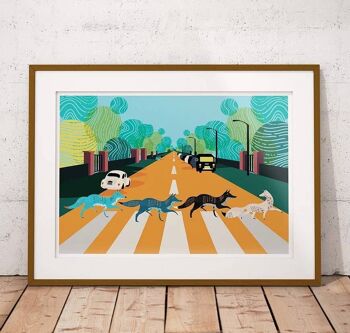 Abbey Road Foxes Londres Impression artistique 2