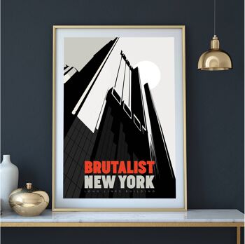 New York brutaliste Impression artistique 2