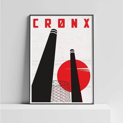 Cronx Croydon London Kunstdruck
