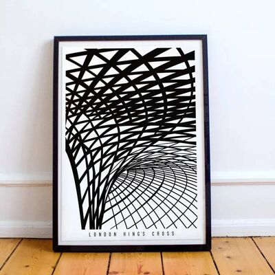 Kings Cross London Art Print