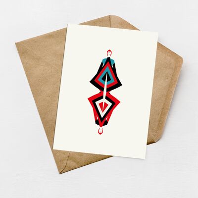 Space Samurai Mini Greeting Cards