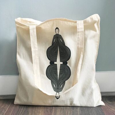 The Ziggy Cat from Japan Screen Printed Tote Bags