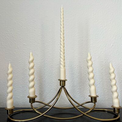 Spiral Pillar Candle Set