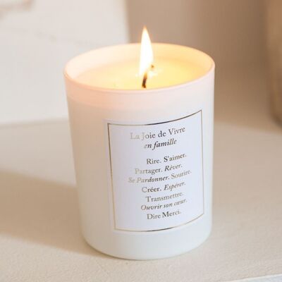 Scented candle - La Joie de Vivre en Famille