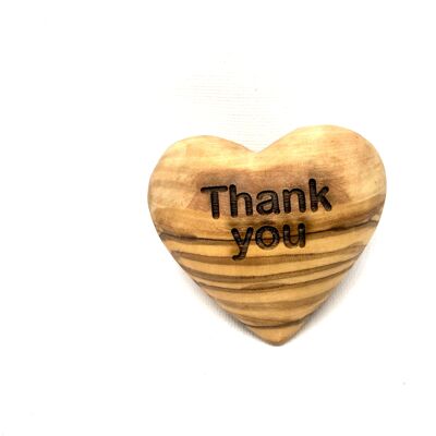 Hand flatterer heart, motif "THANK YOU"