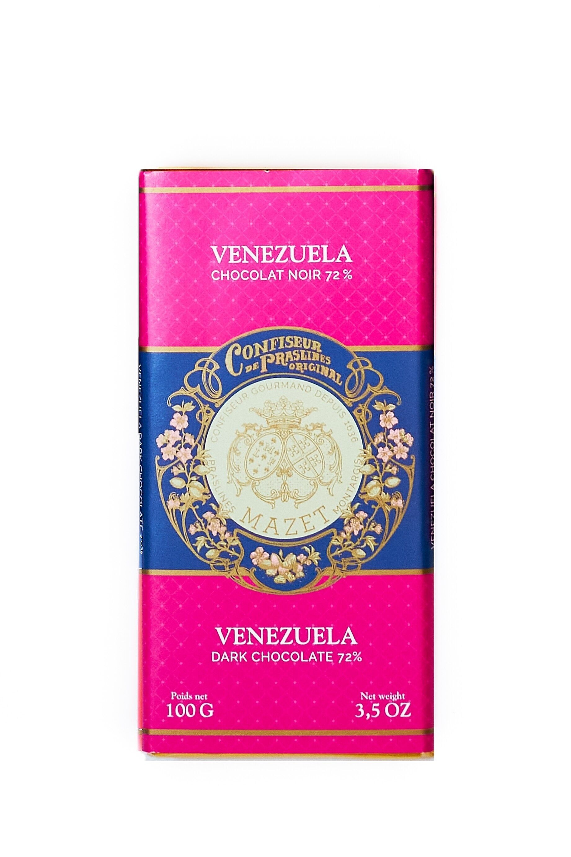 Tavoletta cioccolato fondente Puro Origine Venezuela 72%